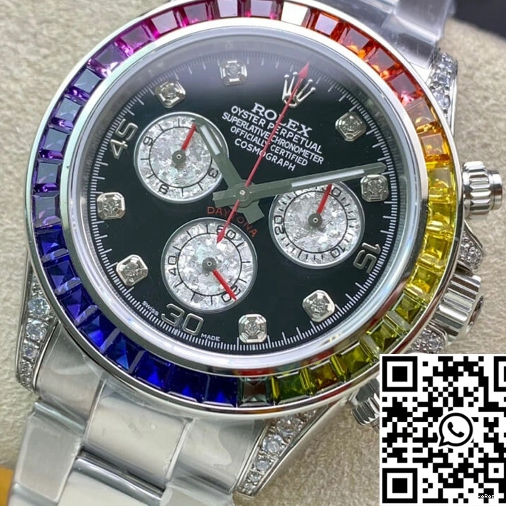 116599 TW RBOW Dial Diamond Factory Daytona Rolex 1018